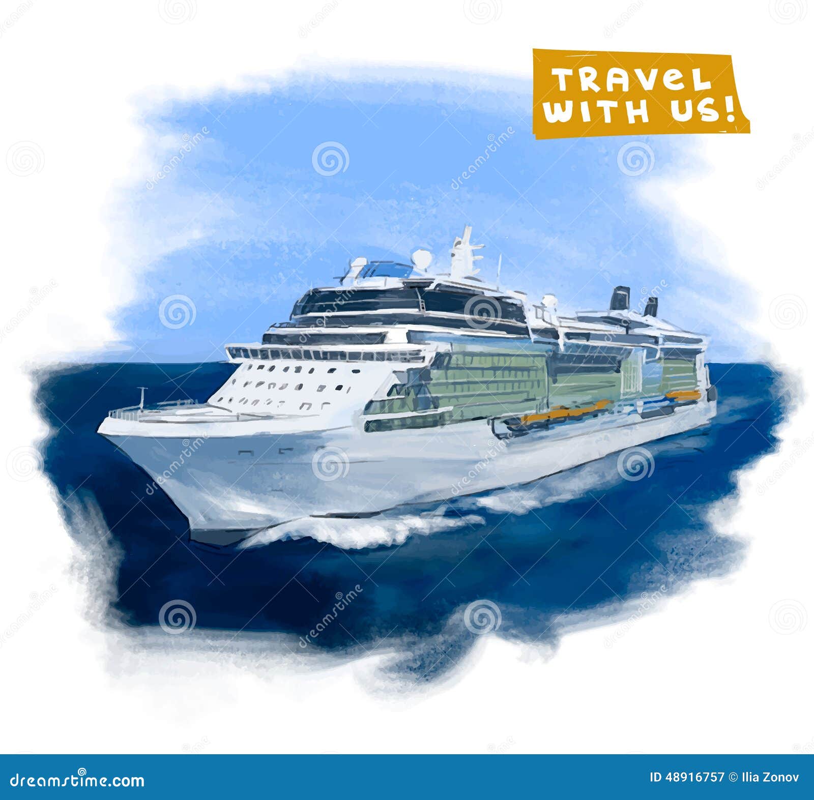 Draw a cruise ship by DaiDuong on DeviantArt