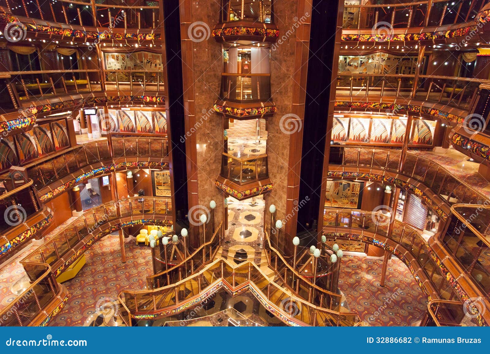 Cruise Ship Interior Stock Photo Image Of Tourism Interior