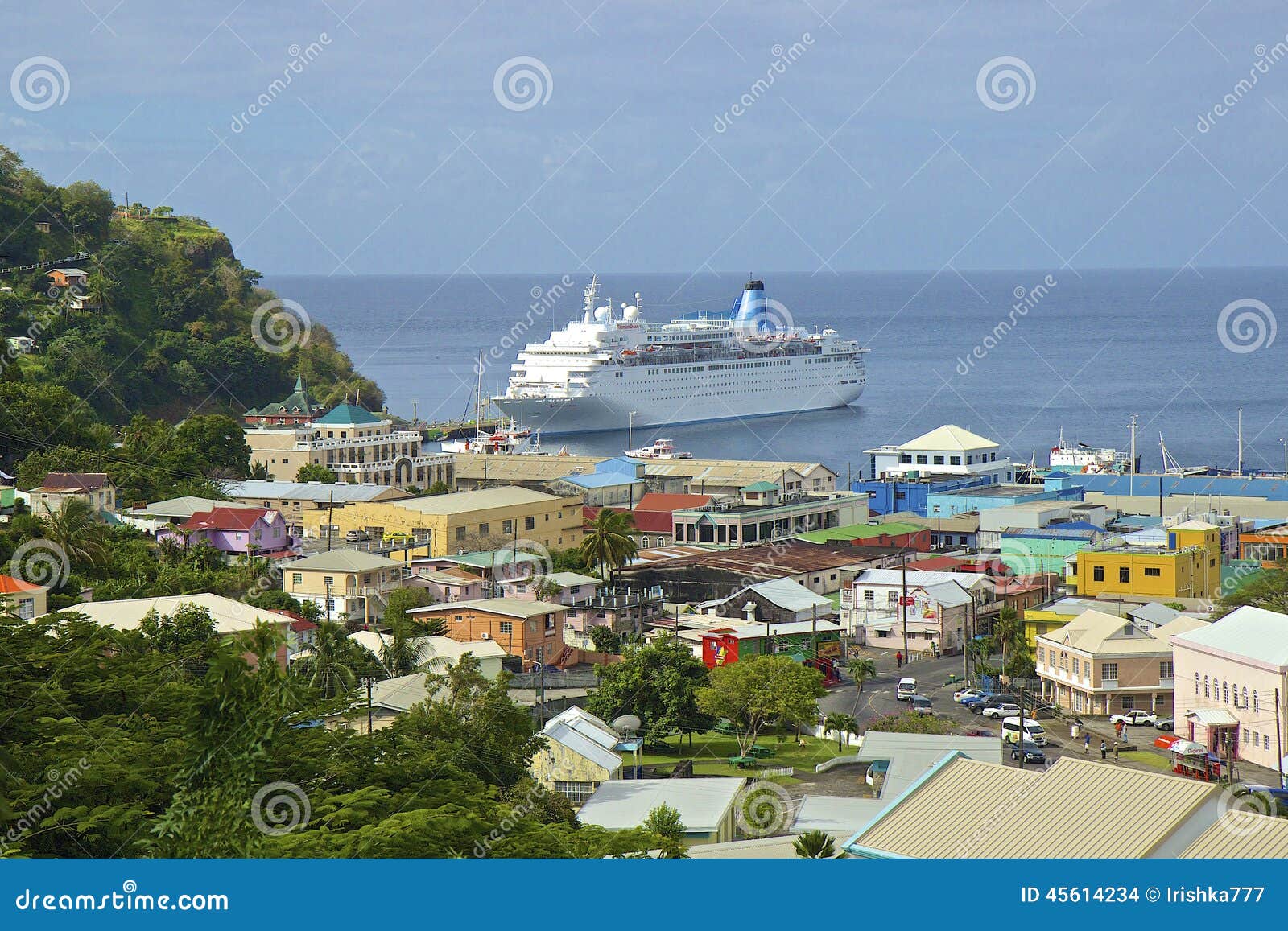 View Of Kingstown, St Vincent, Caribbean Editorial Photo ...