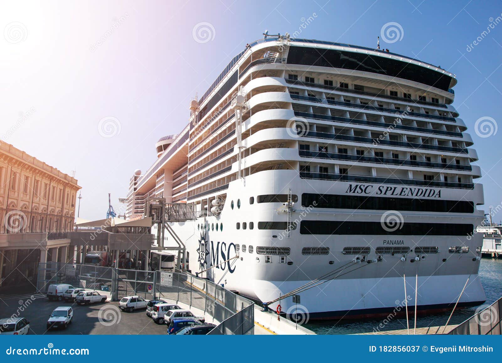 msc cruise ship genoa