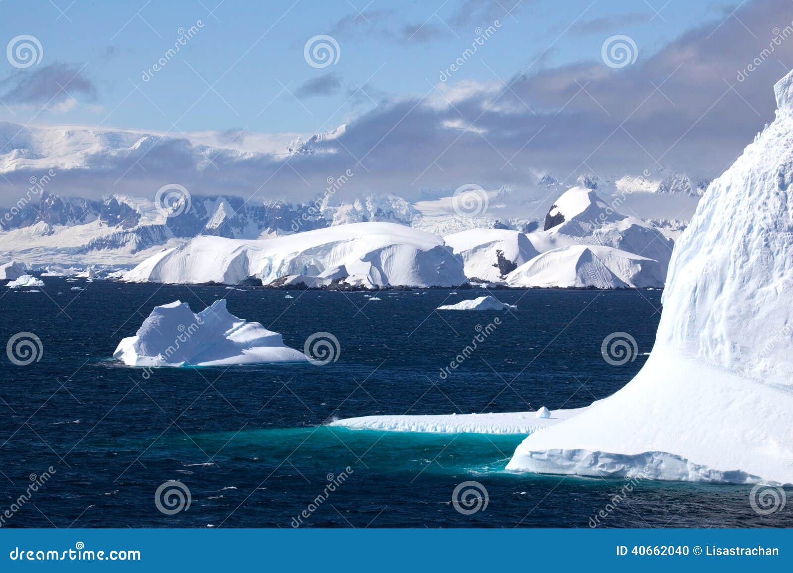 cruising down the gerlache strait, antarctica