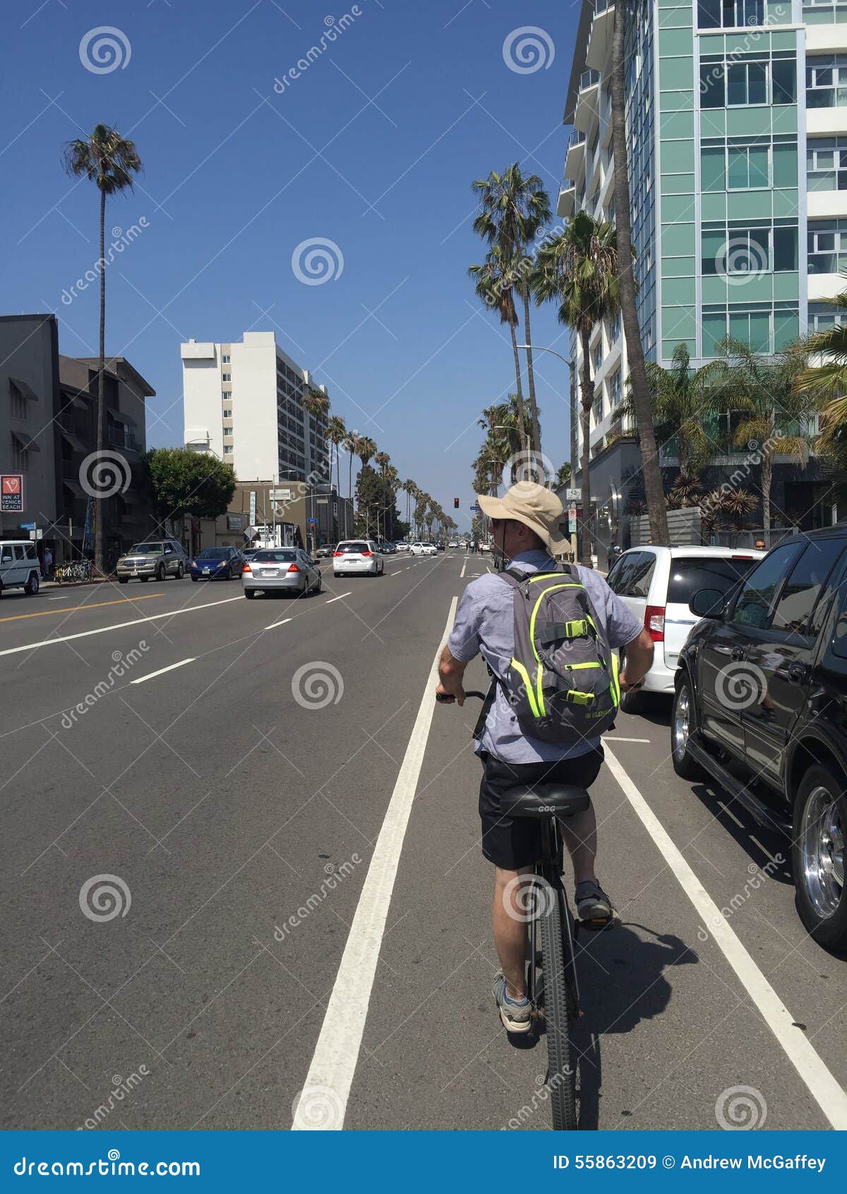 Cruising Down the Streets of Los Angeles Editorial Stock Image Image