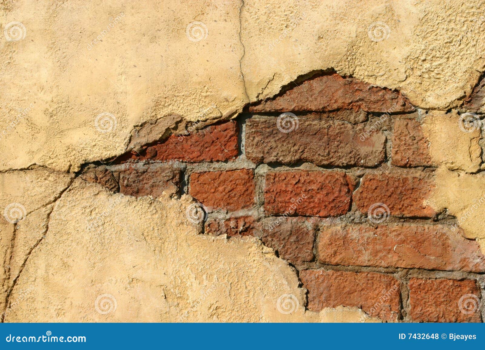 crumbling wall