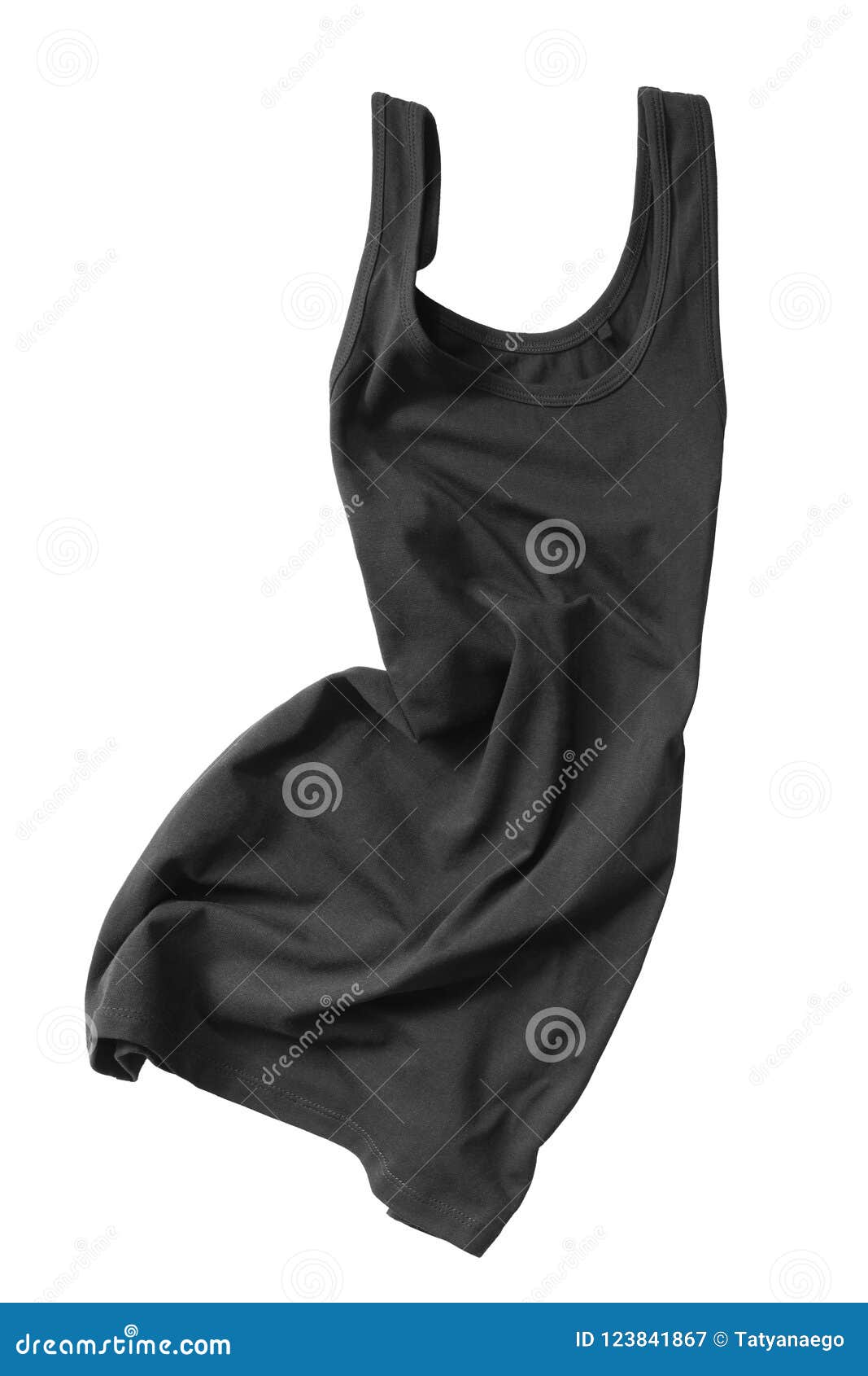 Tank top isolated stock image. Image of shopping, basics 123841867