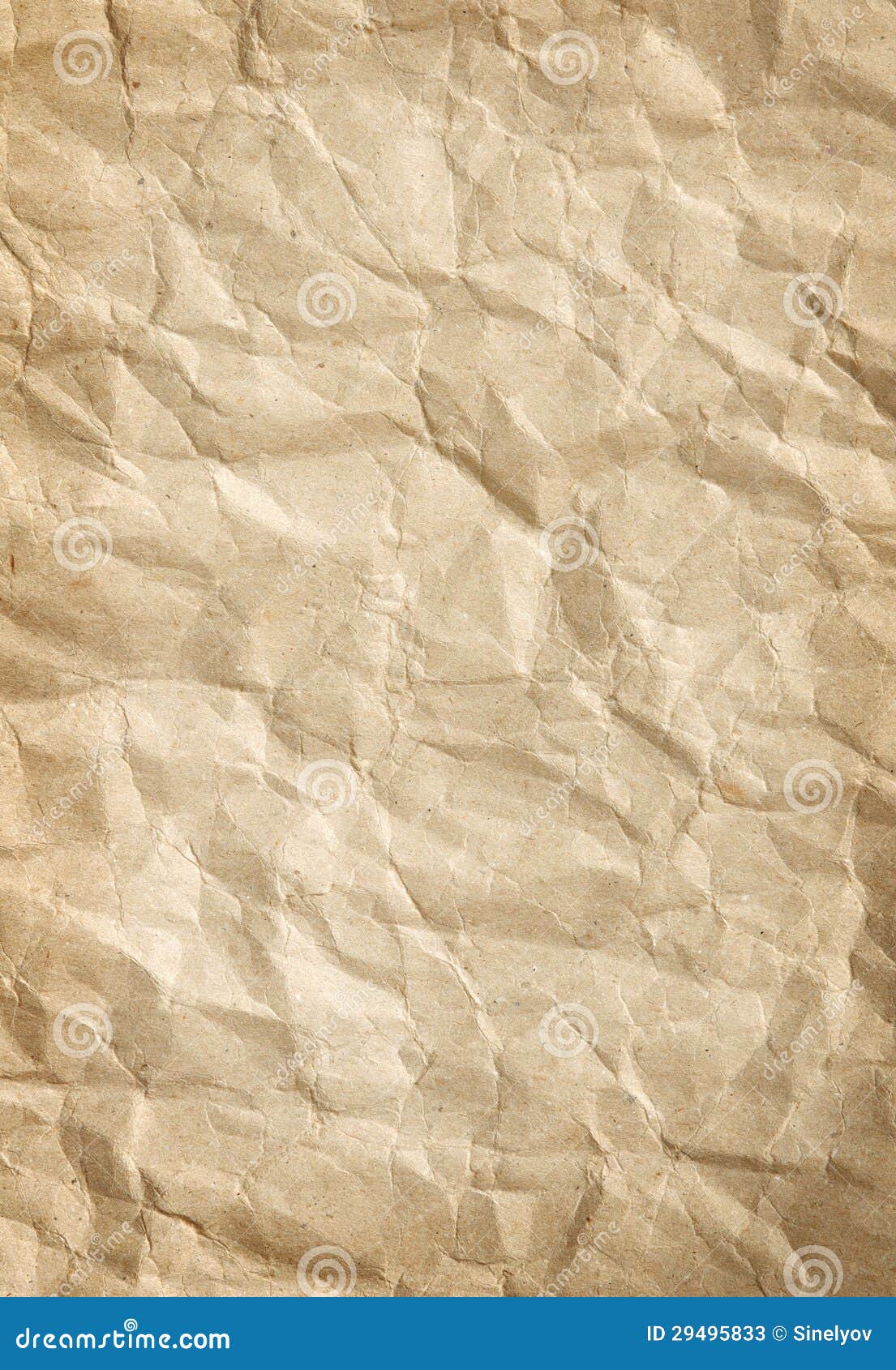 Crumpled packaging paper stock image. Image of rough 29495833