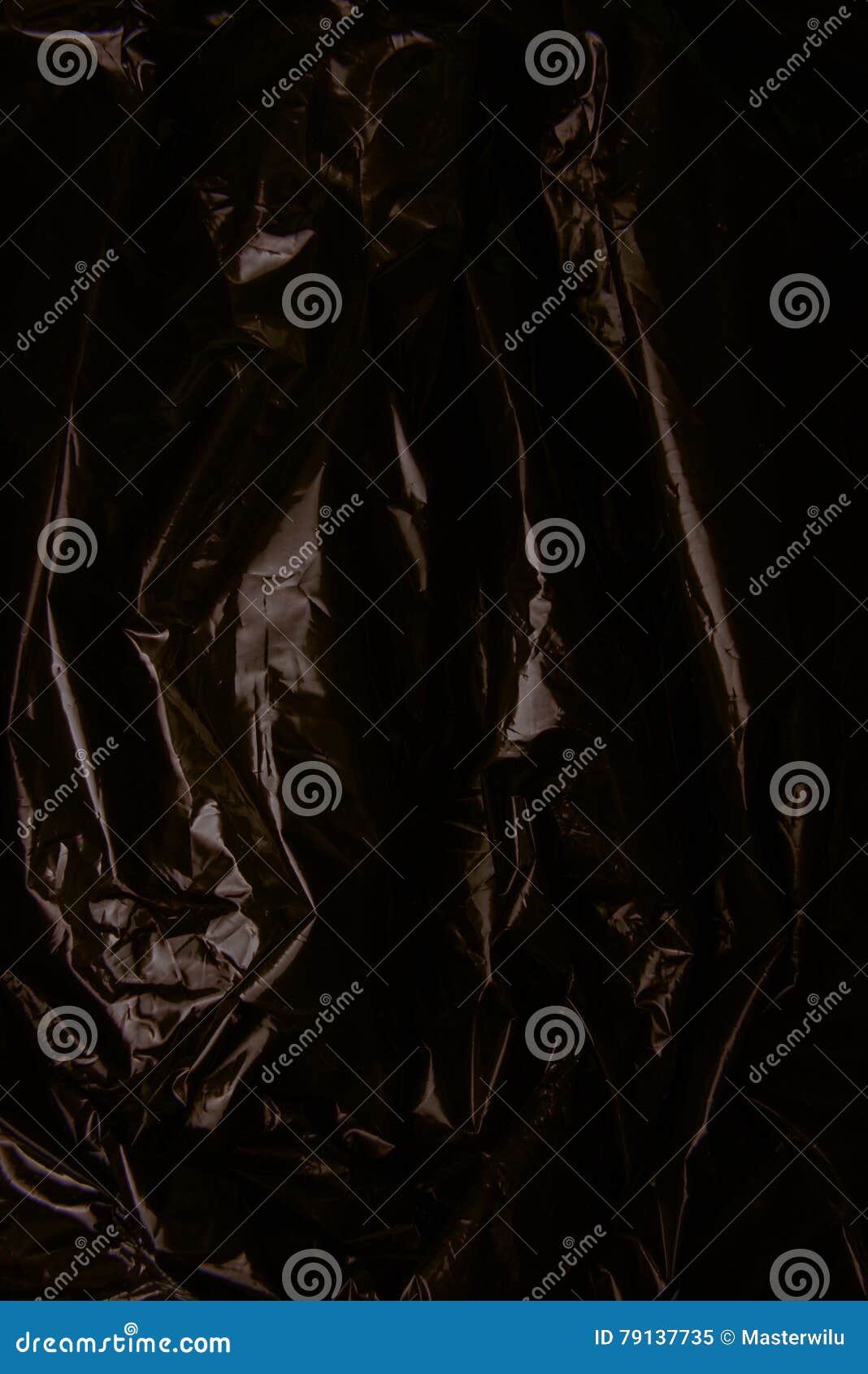 Crumpled Plastic Film Texture Stock Image Image of uneven, background