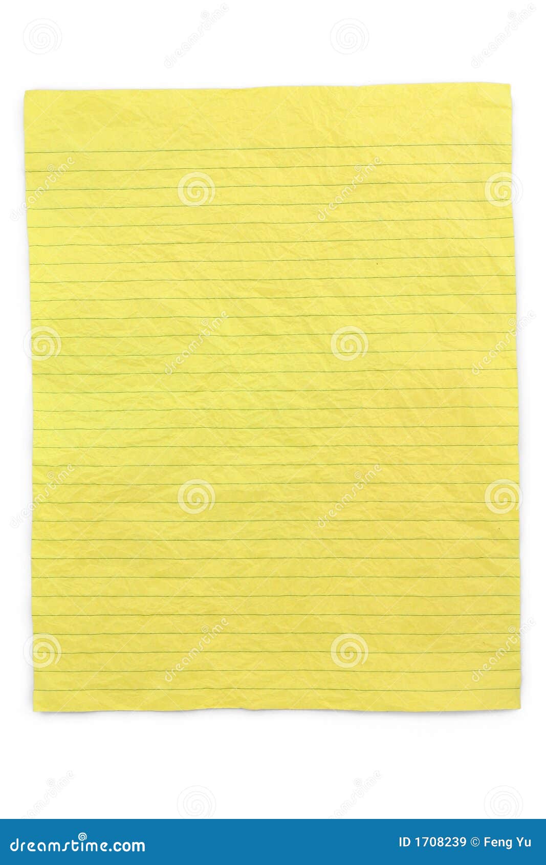 Yellow Lined Paper