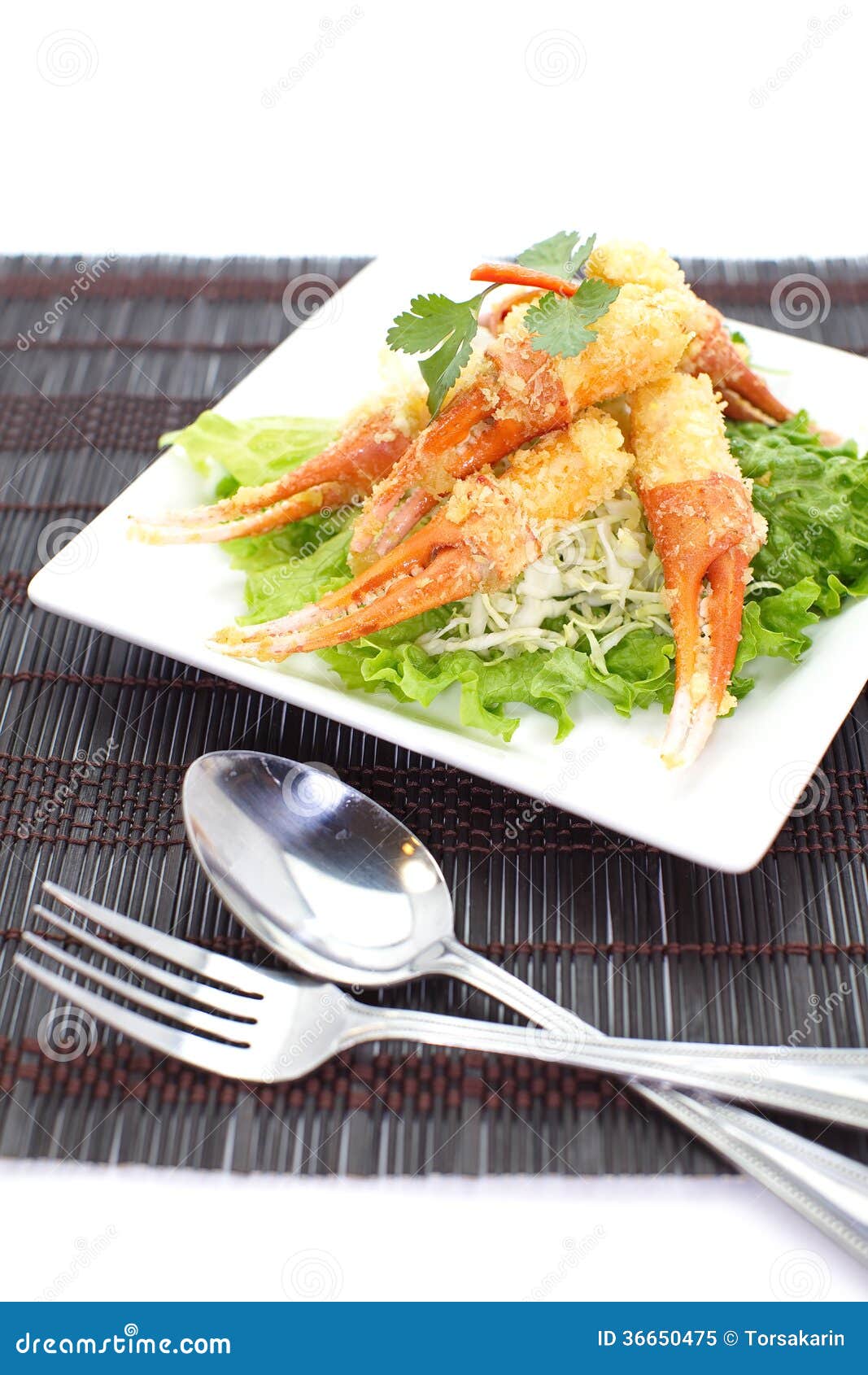 Crunchy Fried Crab Leg Appetizer Stock Image Image of recipe, cuisine