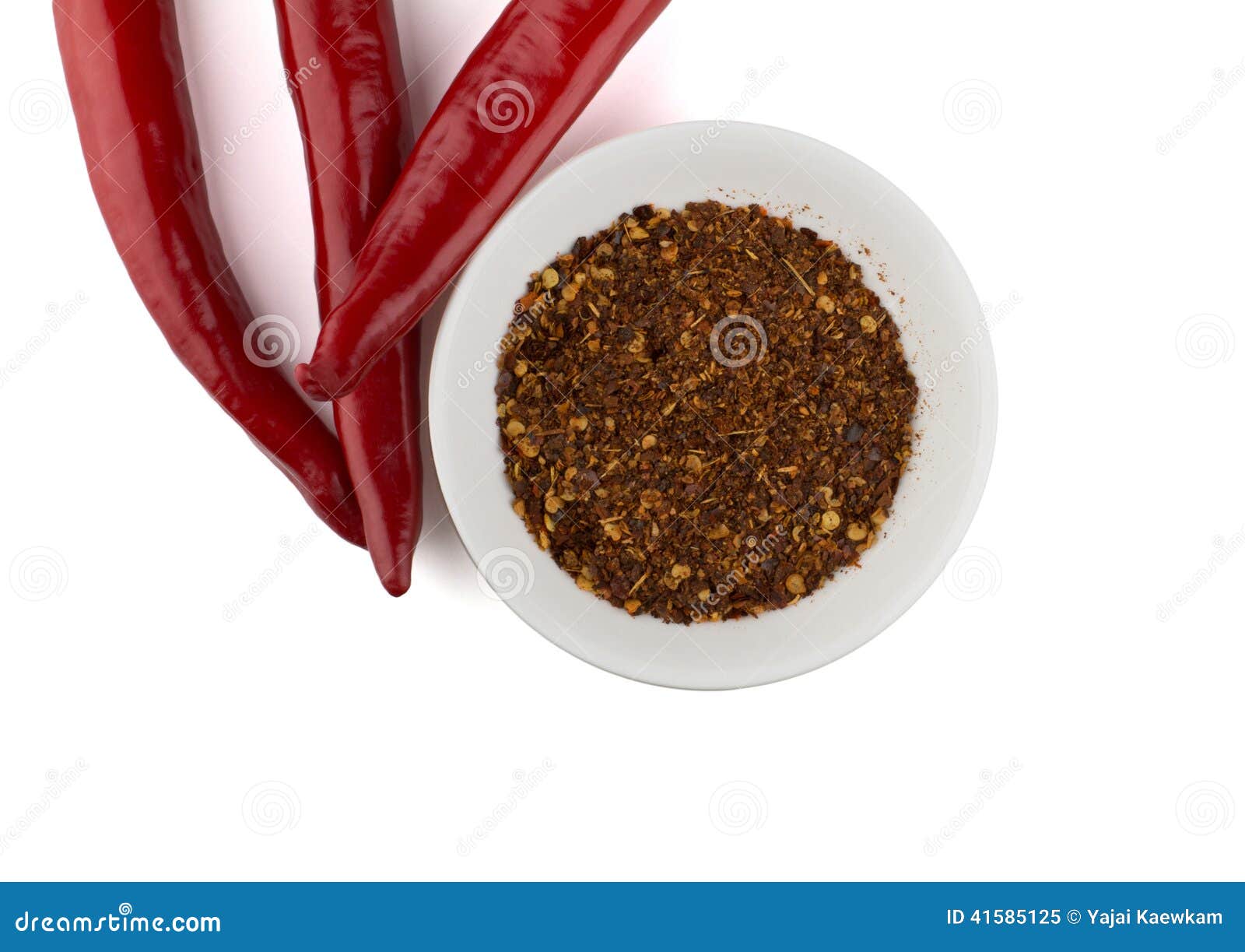 Crushed Chili and Red Chilli Peppers Stock Image Image of organic