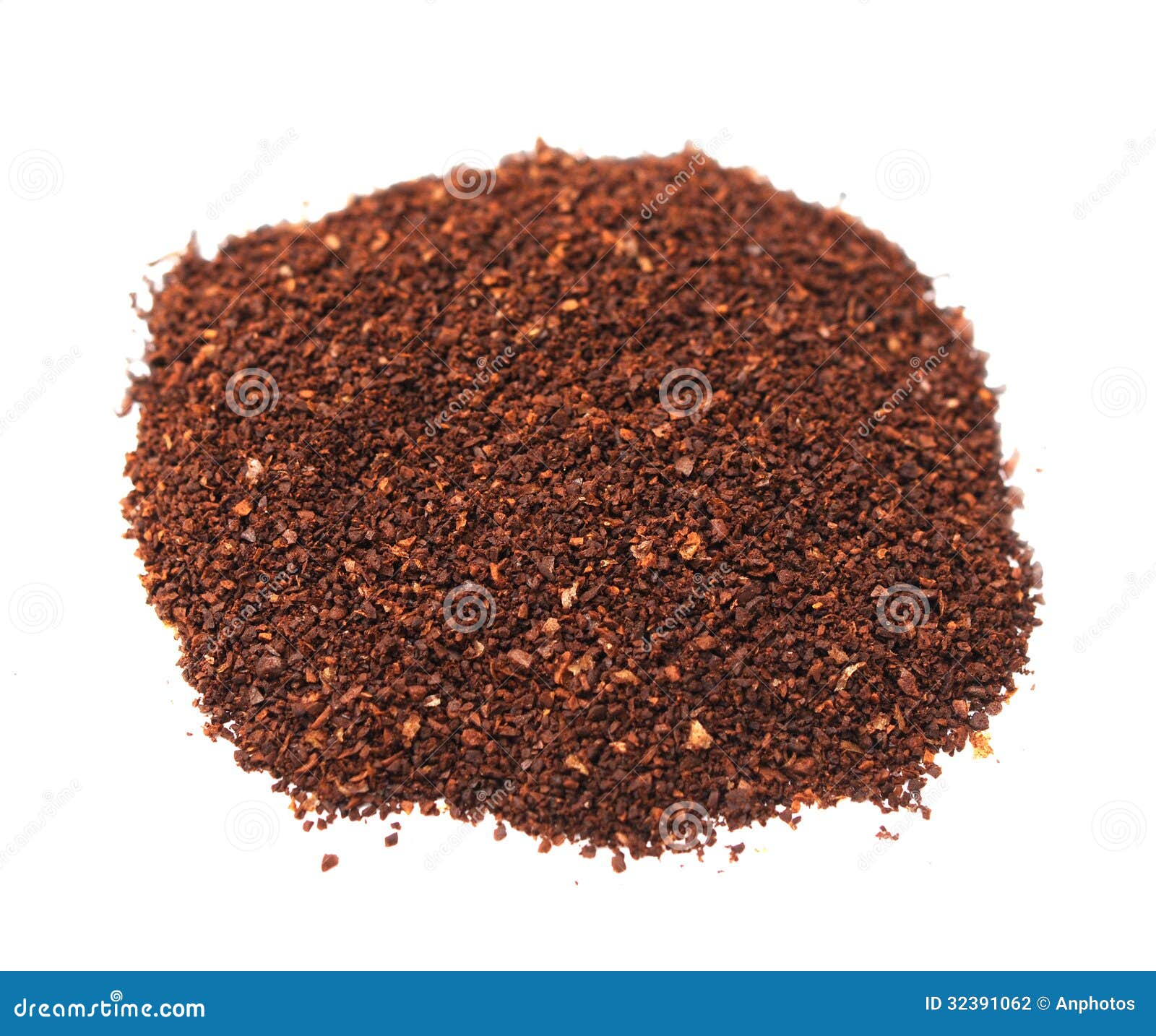 Crushed coffee beans stock photo. Image of harvest, roasted 32391062