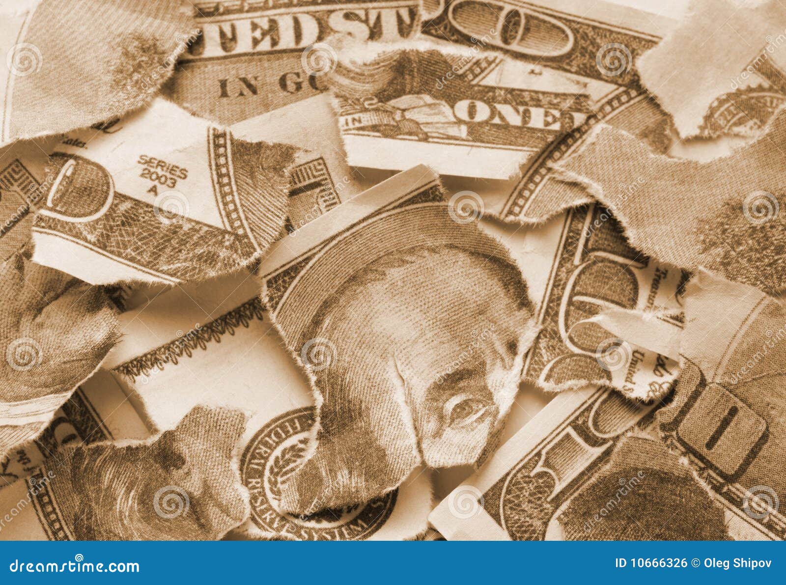 Crushed money stock photo. Image of broken, idea, paper 10666326