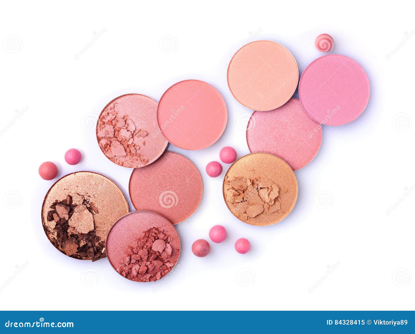 Blush And Eyeshadow Palette RoyaltyFree Stock Photo CartoonDealer