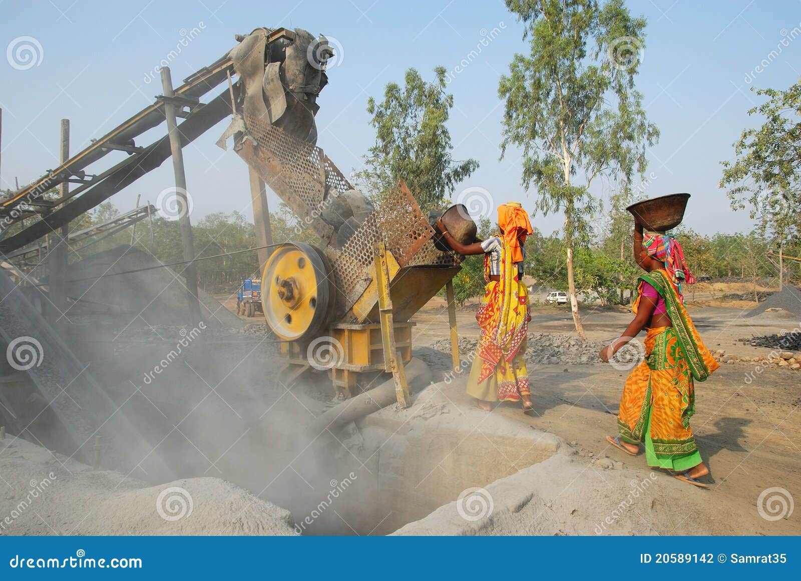 Crusher mine in India editorial photography. Image of active 20589142
