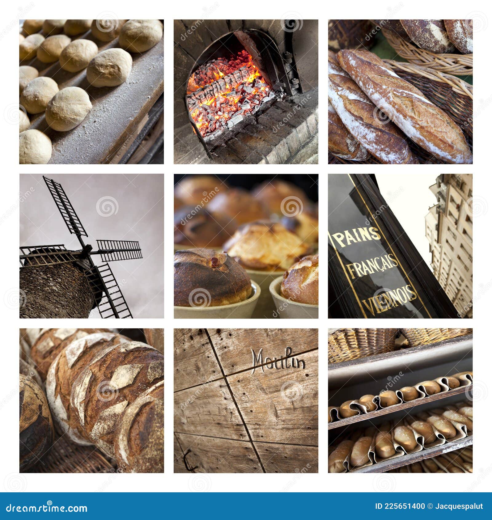 Crusty Bread in French Bakeries Stock Photo Image of work, french