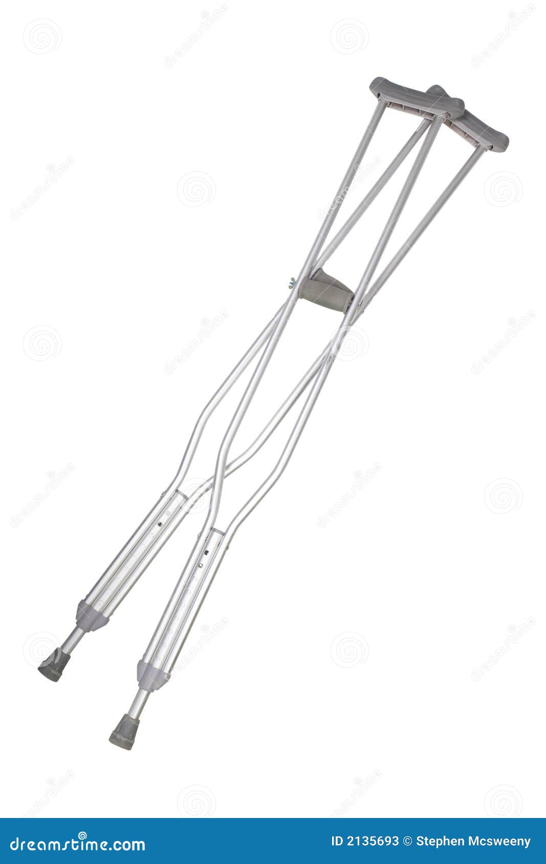 Crutches stock image. Image of grey, spring, silver, health 2135693