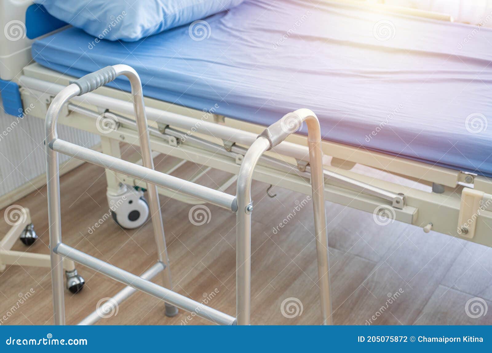 Crutches,bed and Mobility Aids in Ward of Hospital Stock Photo Image of orthopedic