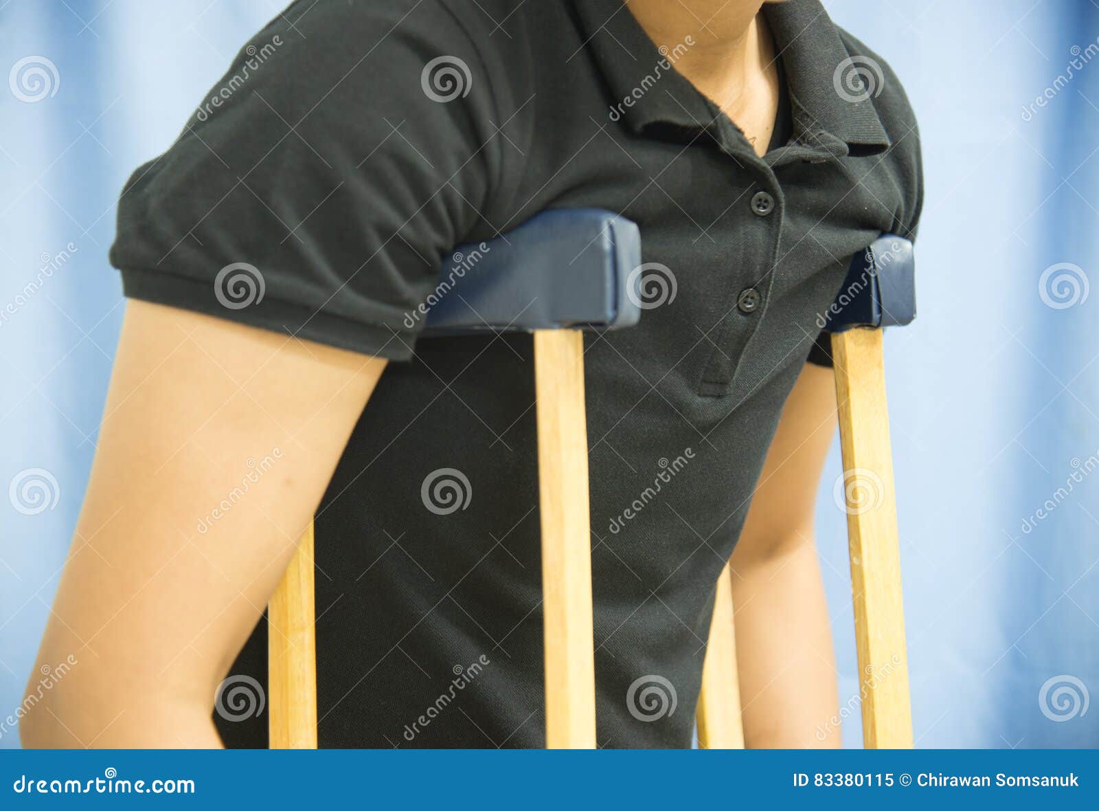 Crutches in hospital stock image. Image of injured, hands 83380115