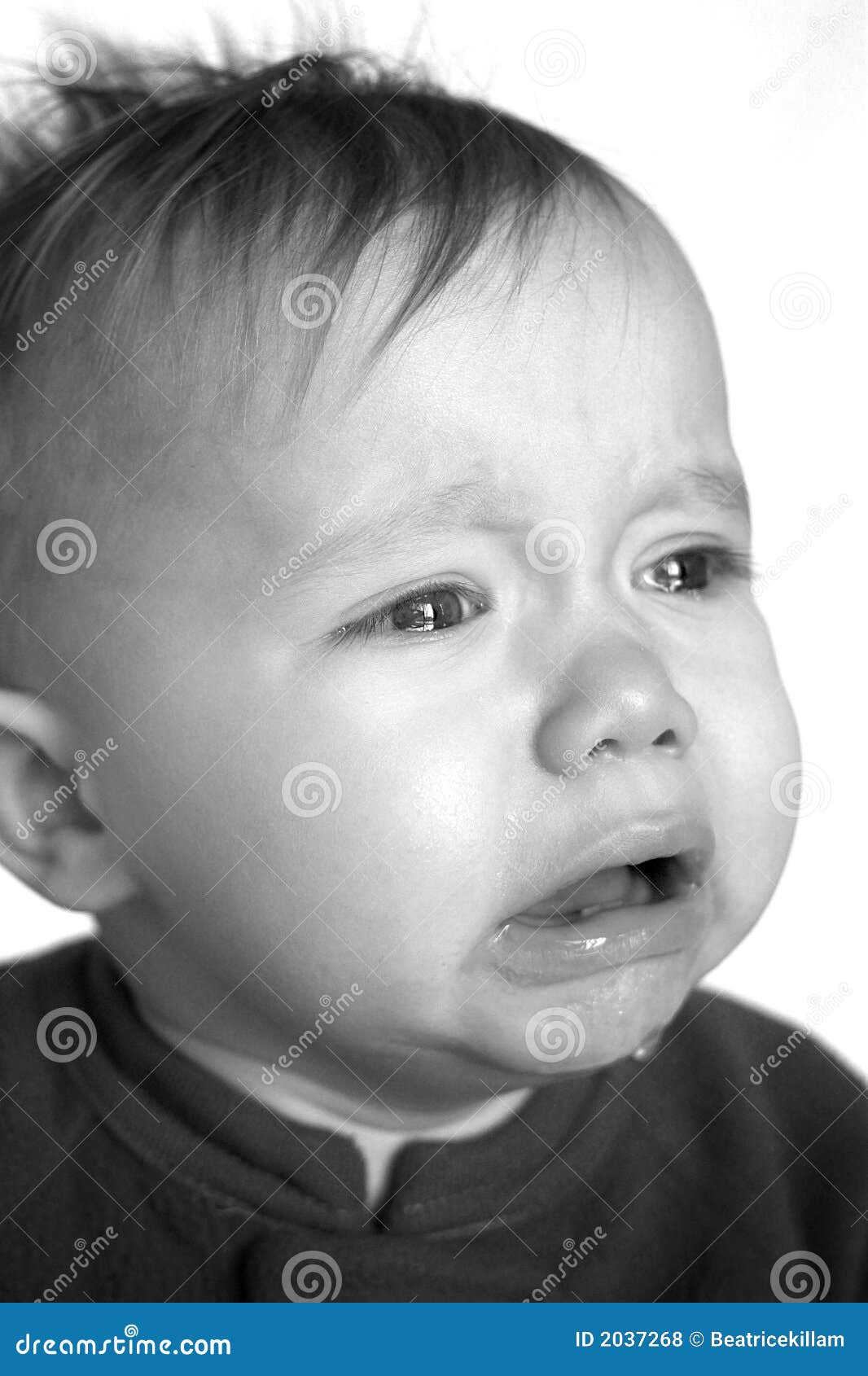 Crying Baby stock photo. Image of unhappy, pouting, little 2037268
