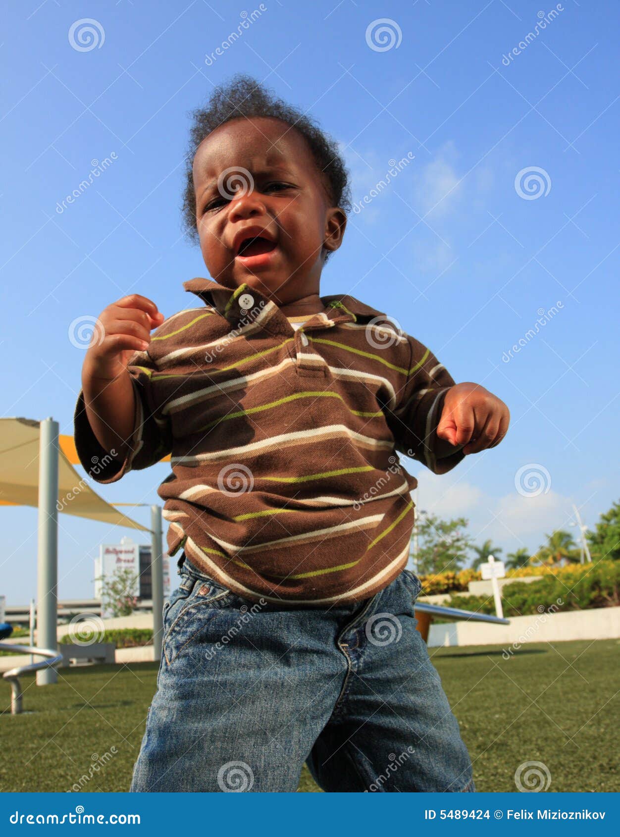 Crying Baby stock photo. Image of upset, years, outside