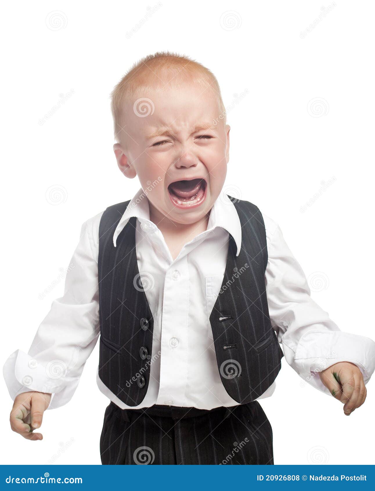 Crying baby boy isolated stock photo. Image of face, beautiful 20926808