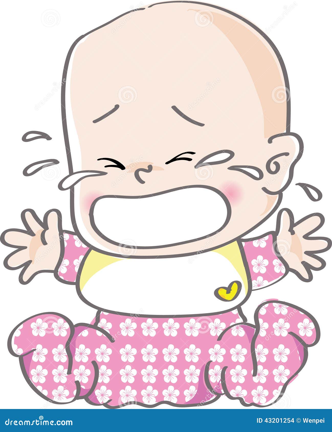 crying baby girl