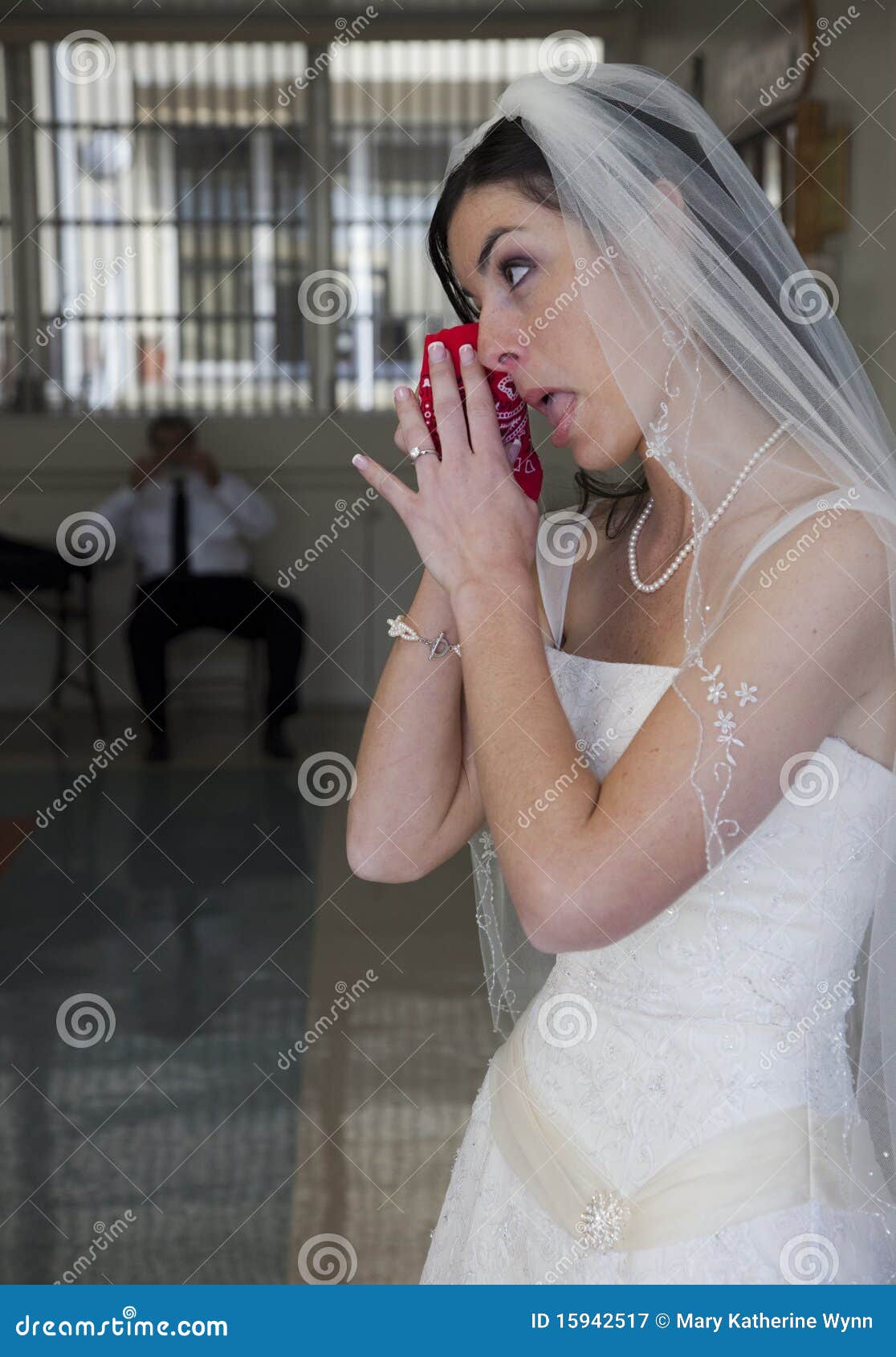 Crying bride stock image. Image of future, church, crying 15942517