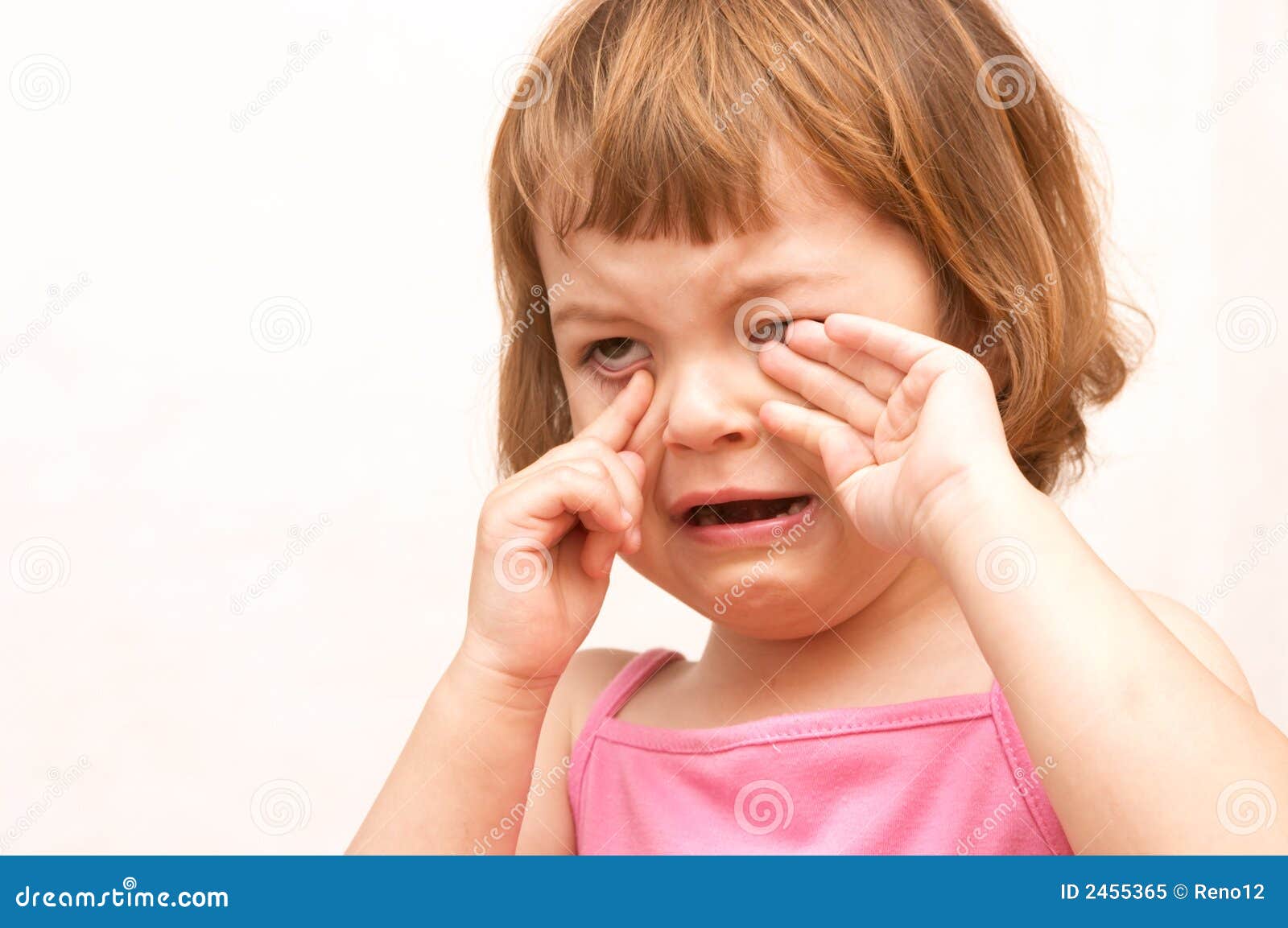 Crying child stock image. Image of childhood, tear, sorrow - 2455365