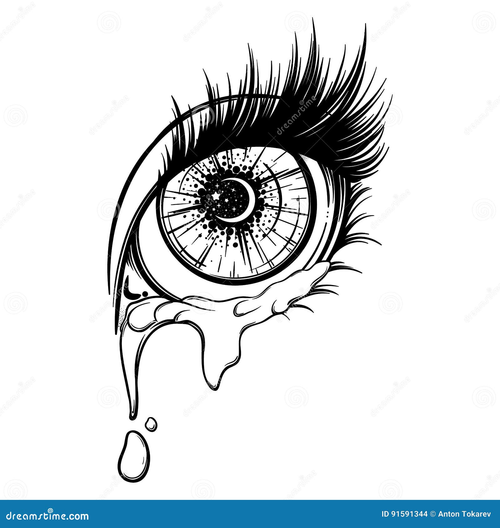 Crying Eye in Anime or Manga Style with Teardrops and Reflections. Highly Detailed Vector Illustration Stock Vector - Illustration of eyelash, cute: 91591344 Crying Eye in Anime or Manga Style with Teardrops and Reflections. Highly Detailed Vector Illustration Stock Vector - Illustration of eyelash, cute: 91591344