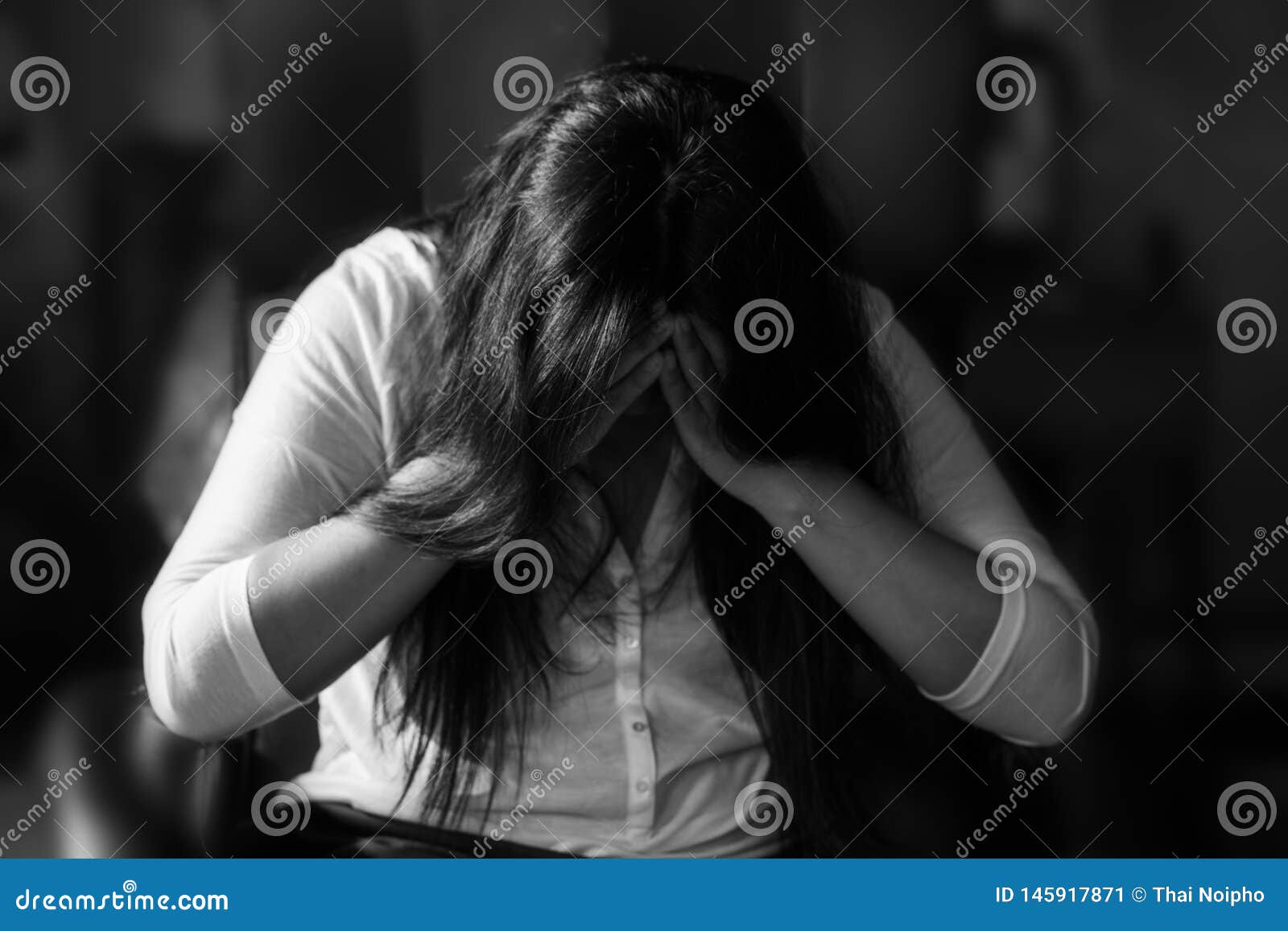 Crying Girl, Young Sad Woman Stock Image - Image of adult ...