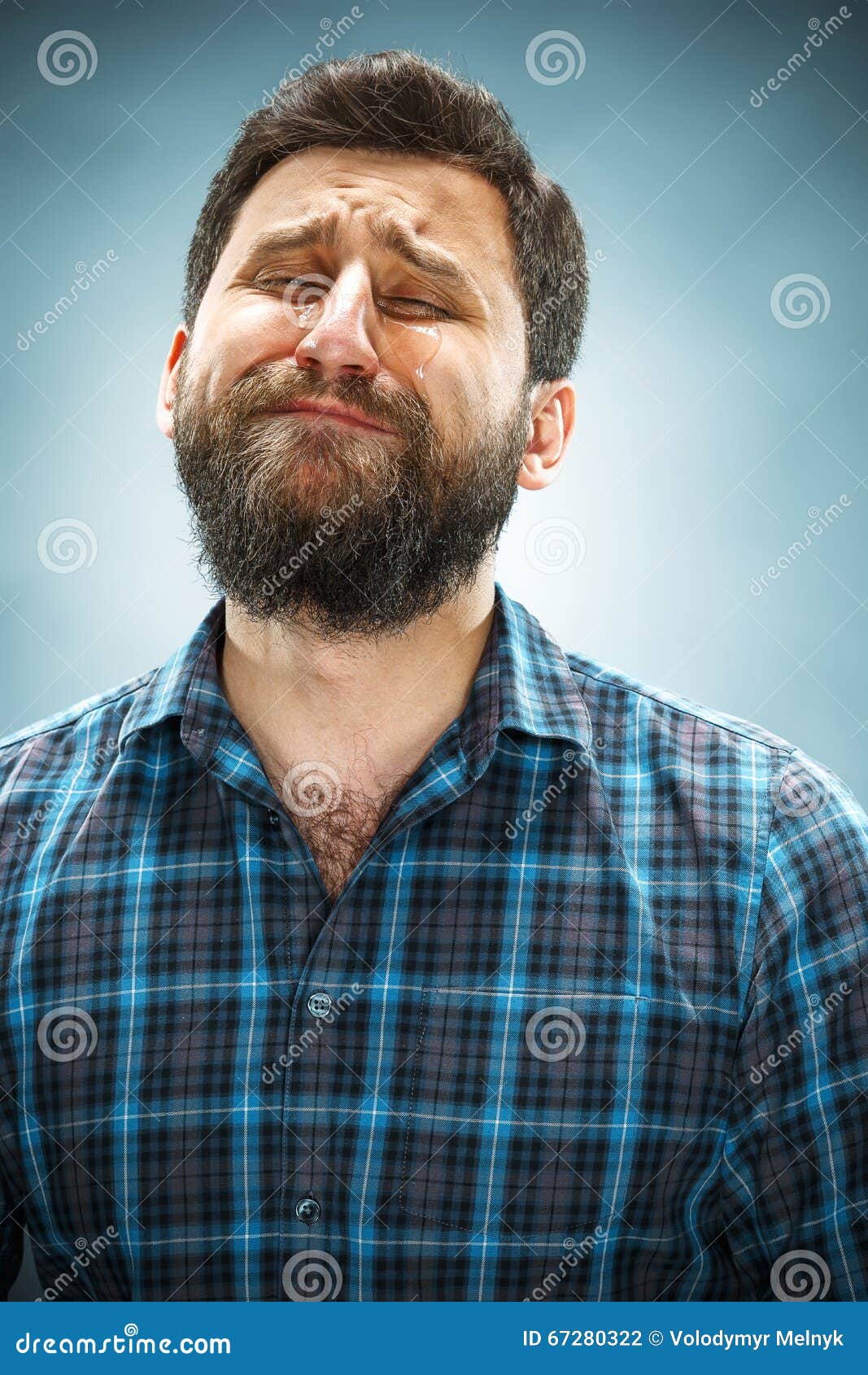 The Crying Man with Tears on Face Closeup Stock Photo Image of business, male 67280322