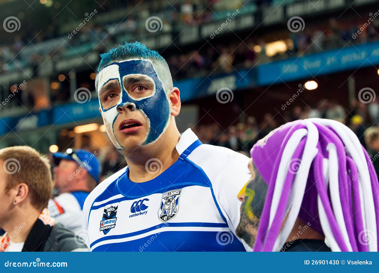 Crying rugby fan editorial image. Image of emotional 26901430