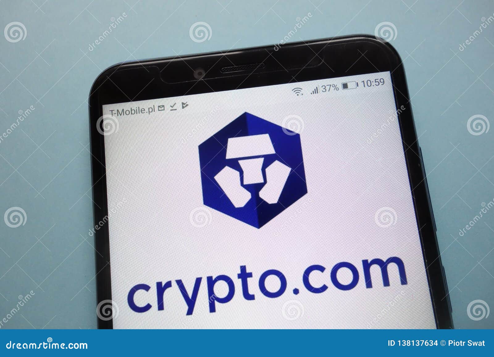 Crypto.com MCO Cryptocurrency Logo Displayed On Smartphone ...