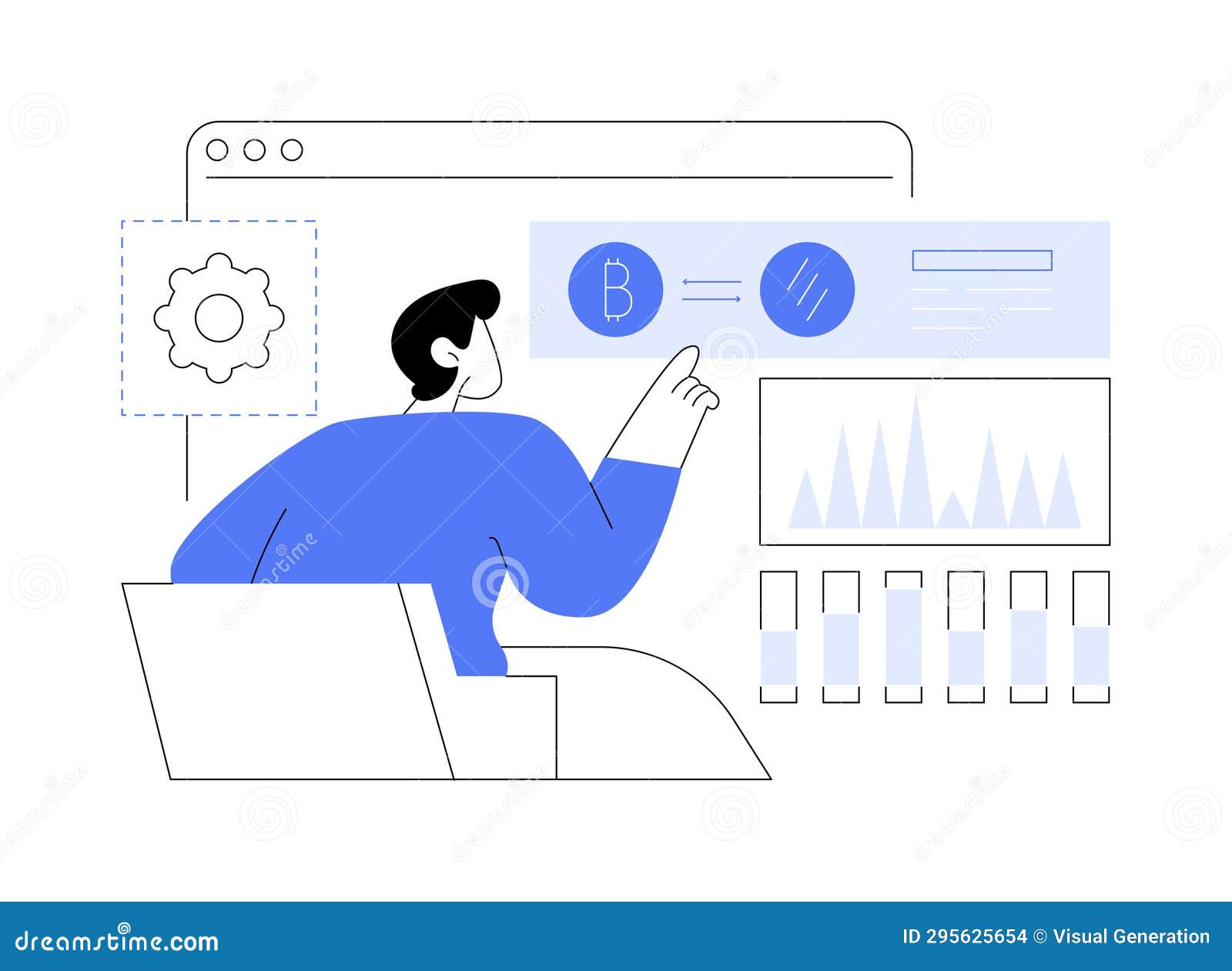 Crypto Community Manager Isolated Cartoon Vector Illustrations. Stock  Vector - Illustration of professional, cute: 295625654