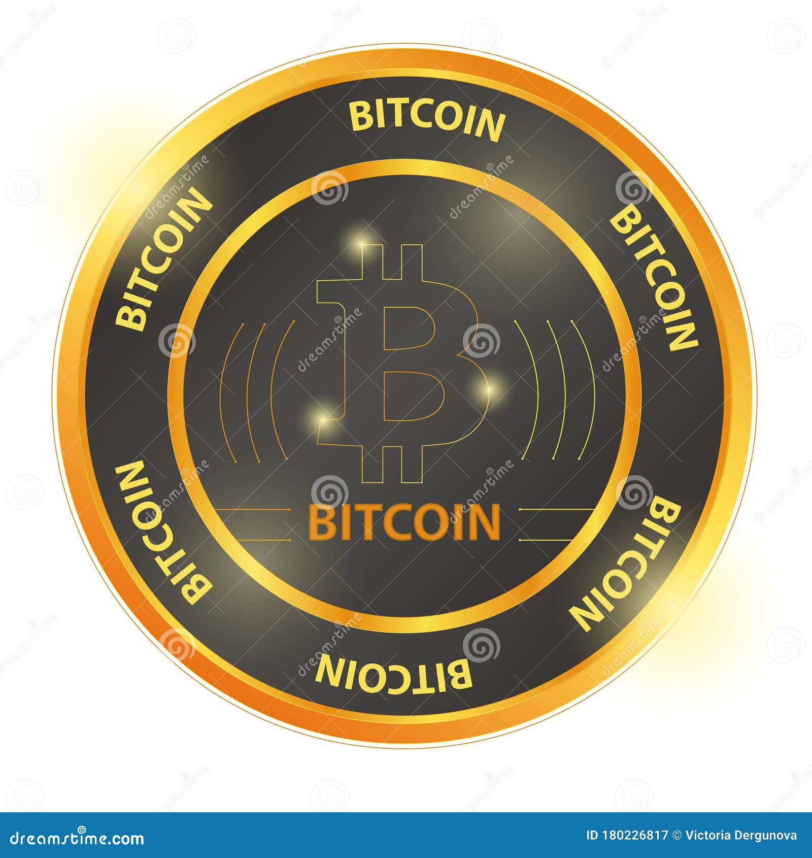 Crypto currency logo stock vector. Illustration of ...