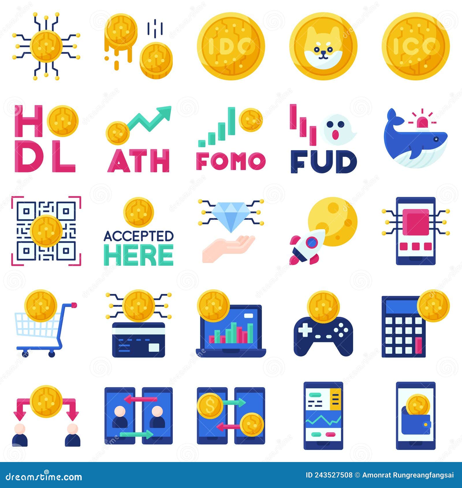 Crypto Related Stock Illustrations – 3,911 Crypto Related Stock  Illustrations, Vectors & Clipart - Dreamstime