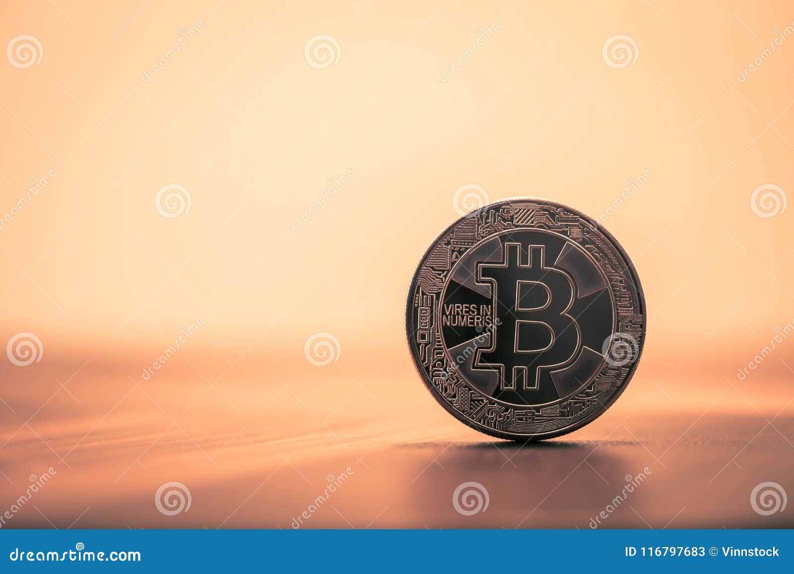 Cryptocurrency Bitcoin, Blur Background Vintage Dark Tone Filter Stock  Image - Image of filter, cryptography: 116797683