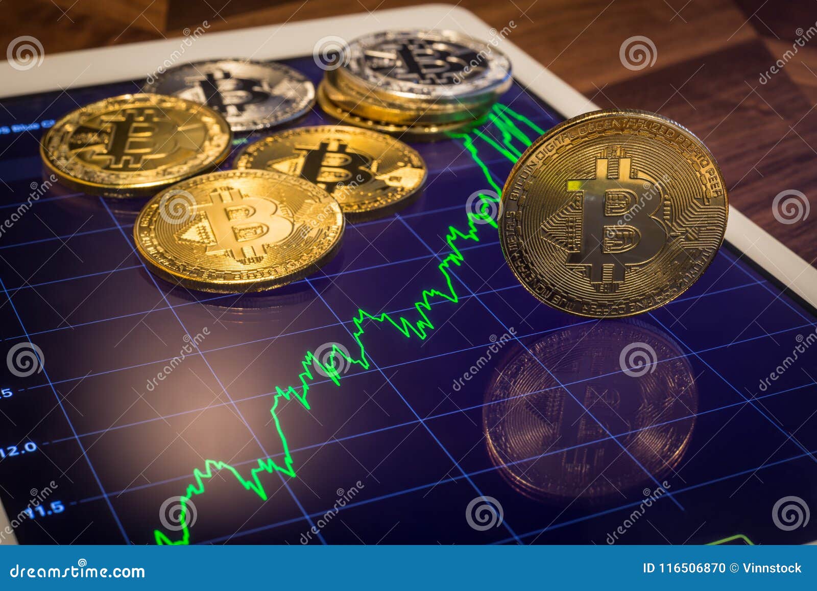 Cryptocurrency Bitcoins With Prediction Increase Market ...