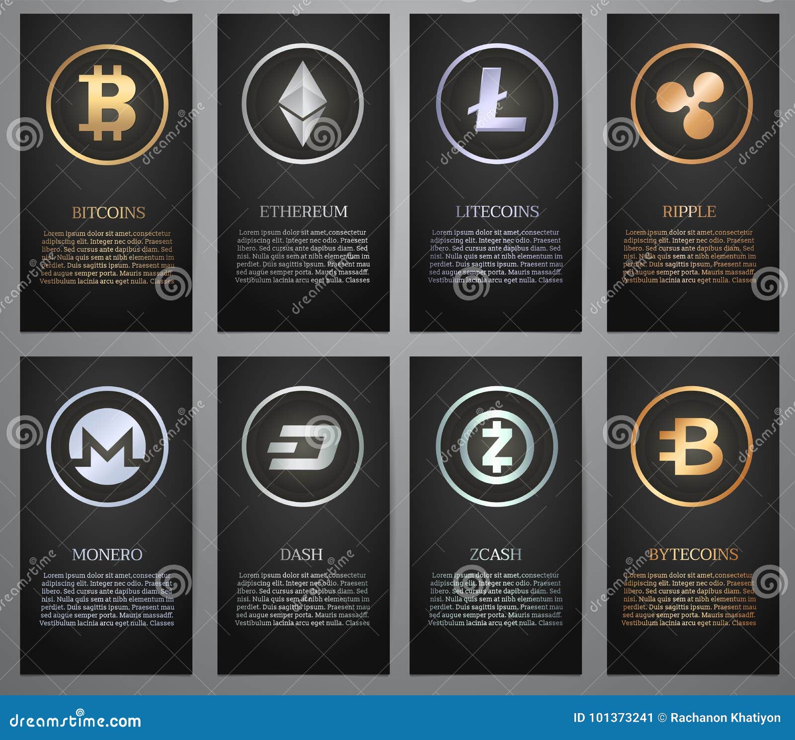 Cryptocurrency, Black Banner Editorial Photo - Illustration of crypto,  money: 101373241