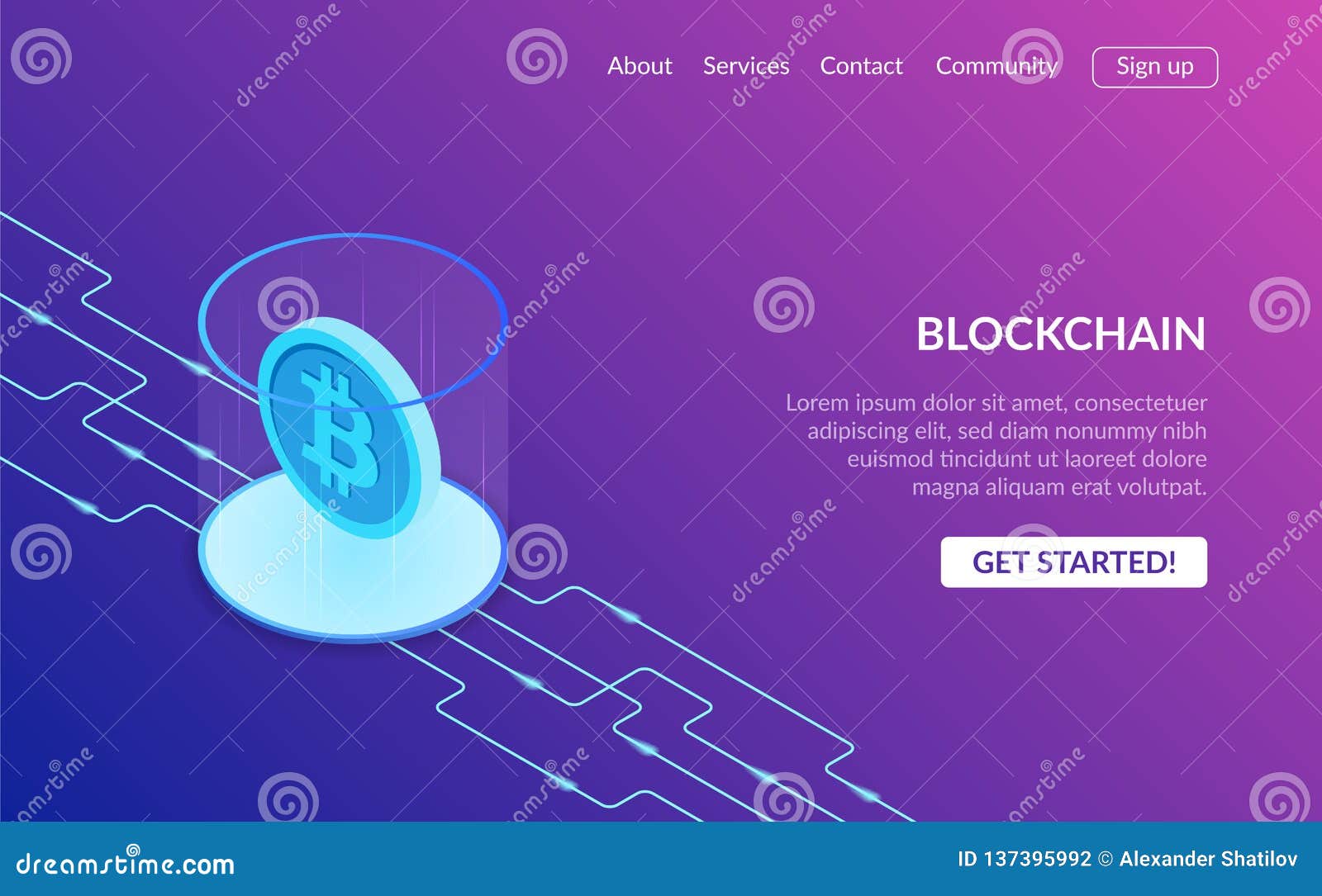 Cryptocurrency and Blockchain Composition. Big Data Processing, Energy  Station of Future, Server Room Rack, Data Center Stock Vector -  Illustration of cryptography, business: 137395992