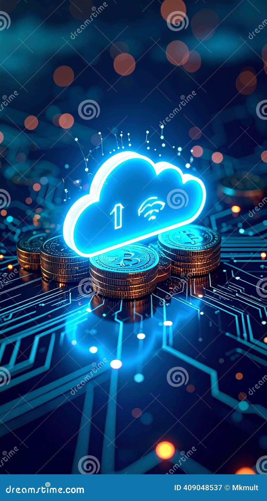 Bitcoin Cloud Digital Currency Decentralized System Stock Photos - Free &  Royalty-Free Stock Photos from Dreamstime