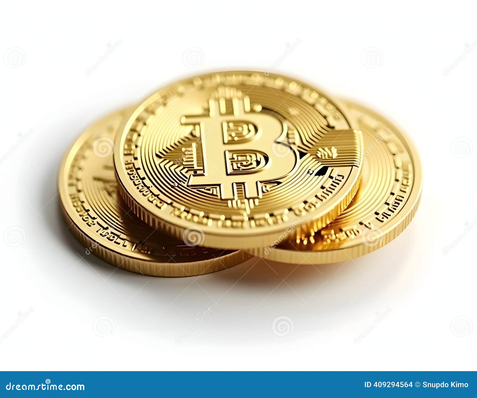 Cryptocurrency Coin Isolated on White Background Stock Illustration -  Illustration of currency, cryptoasset: 409294564