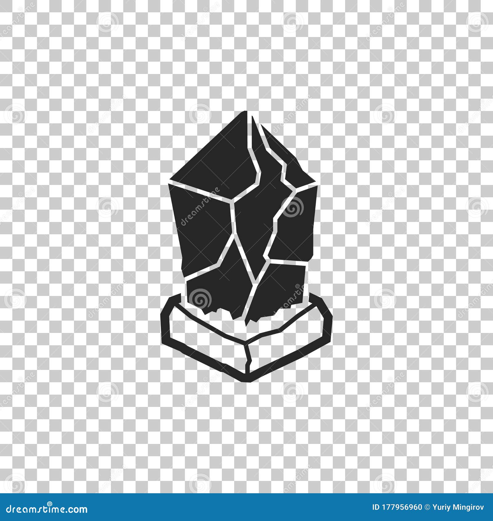 cryptocurrency coin lisk lsk icon  on transparent background. physical bit coin. digital currency. altcoin