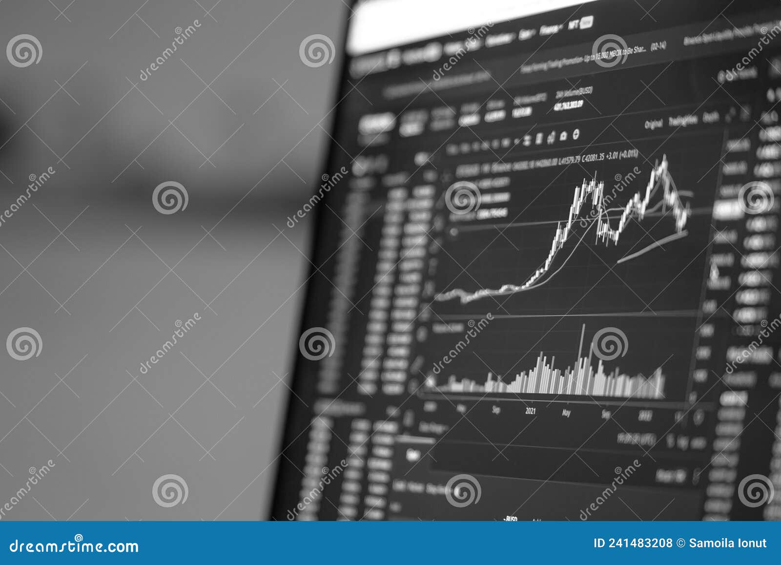 Cryptocurrency Market is Going Down, is Time To Sell, Red Candles. the  Graph Evolution of Bitcoin on a Laptop and Smartphone Displ Stock Photo -  Image of coin, digital: 241483208