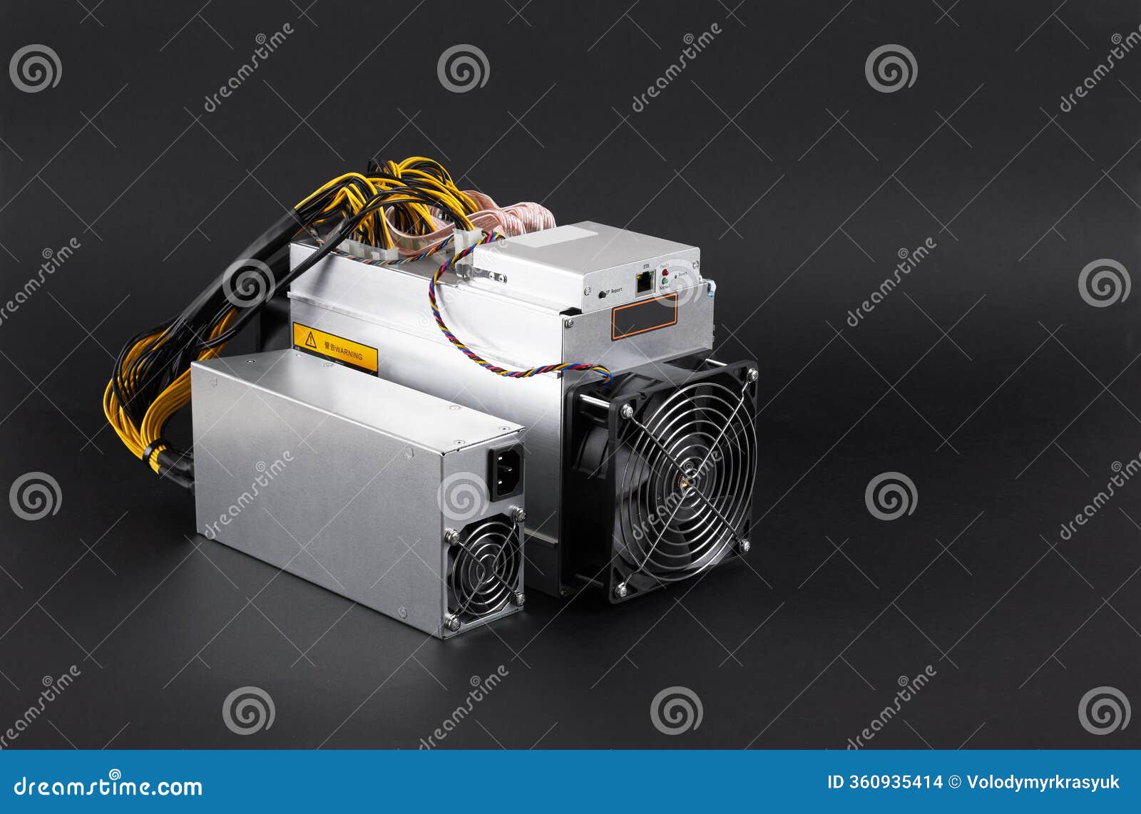 Cryptocurrency Mining Farm for Bitcoin and Altcoins Mining on Black Stock  Photo - Image of business, hardware: 360935414