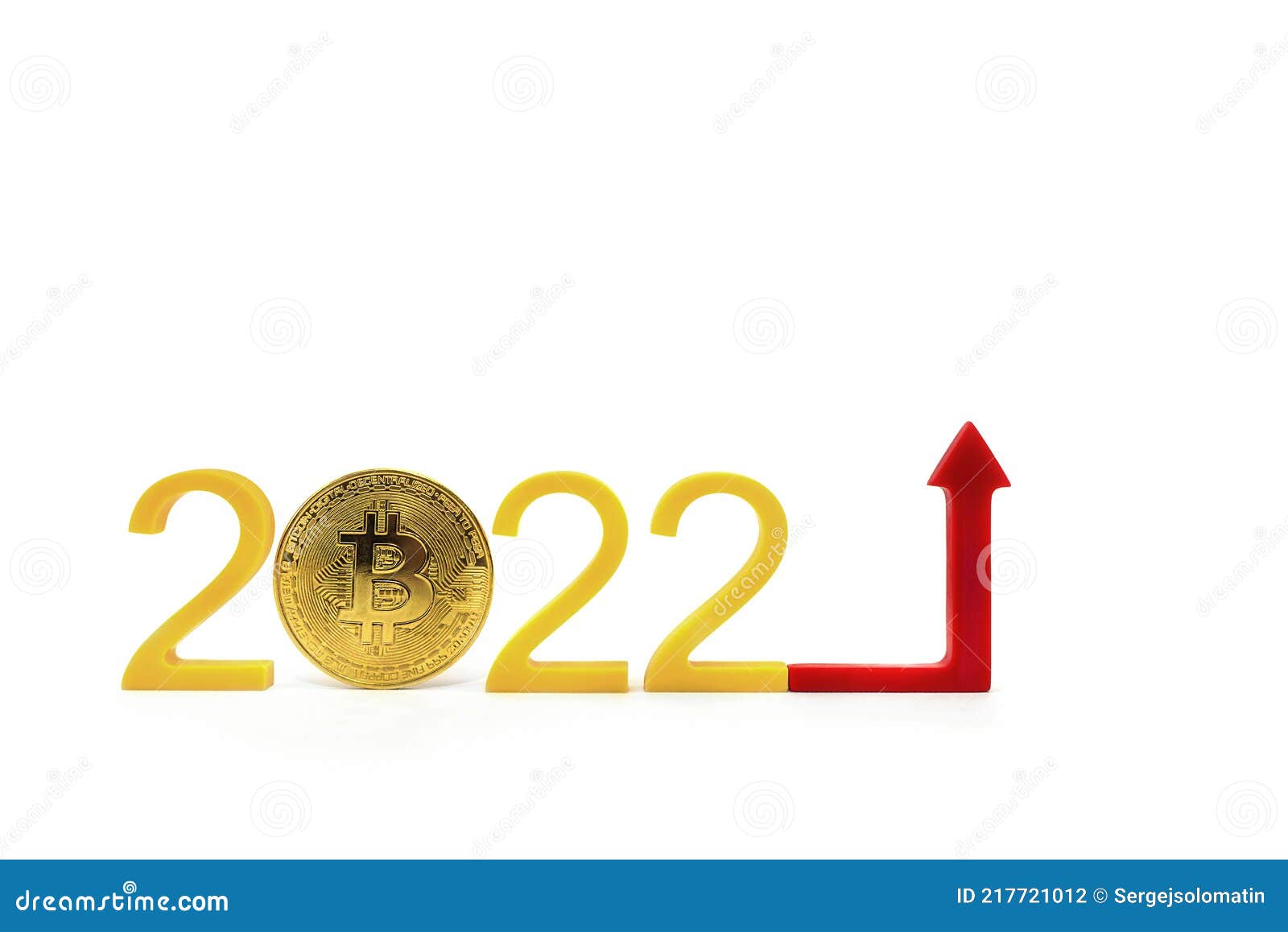 Cryptocurrency Price Will Rise in 2022. Fluctuations and Forecasting of the  Cryptocurrency Rate. Bitcoin Coin on the Stock Photo - Image of background,  2022: 217721012