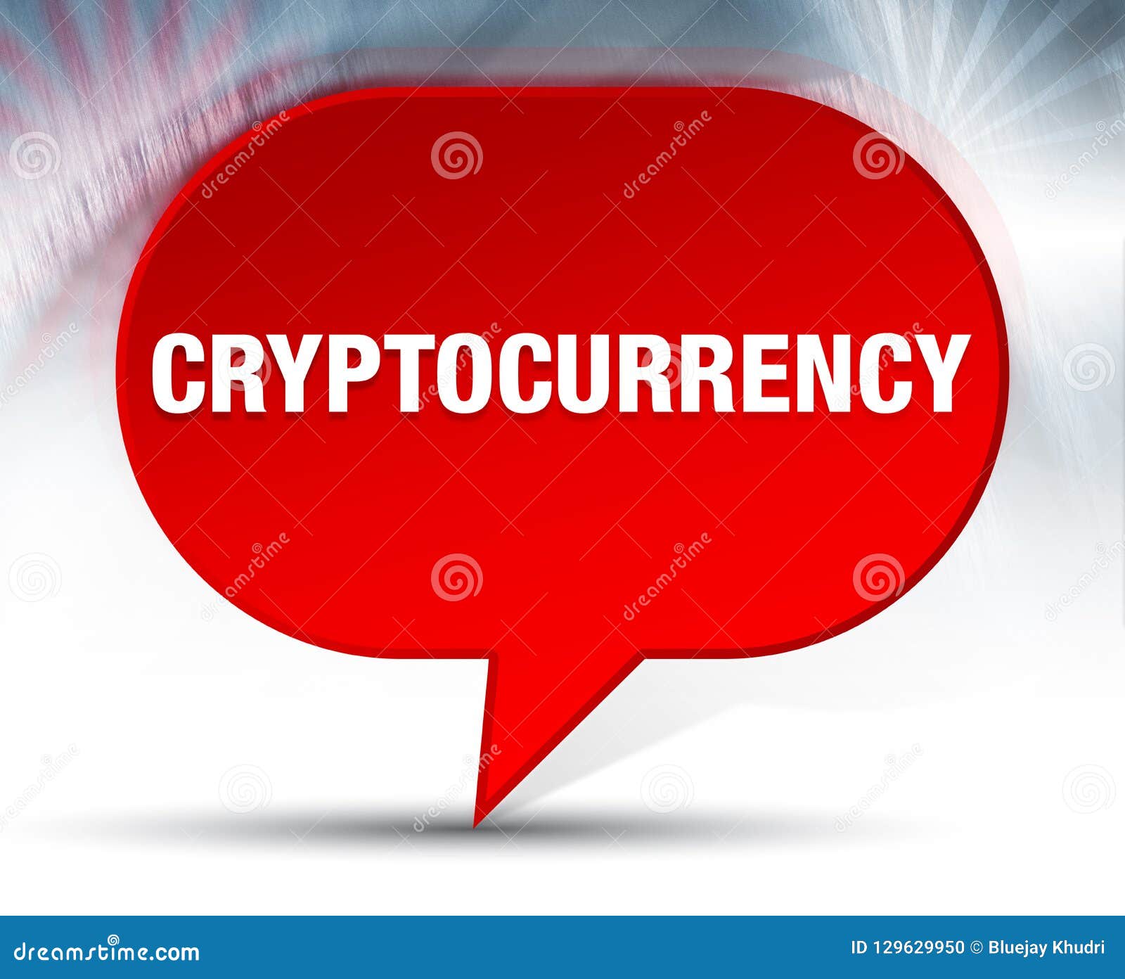 Cryptocurrency Red Bubble Background Stock Illustration ...