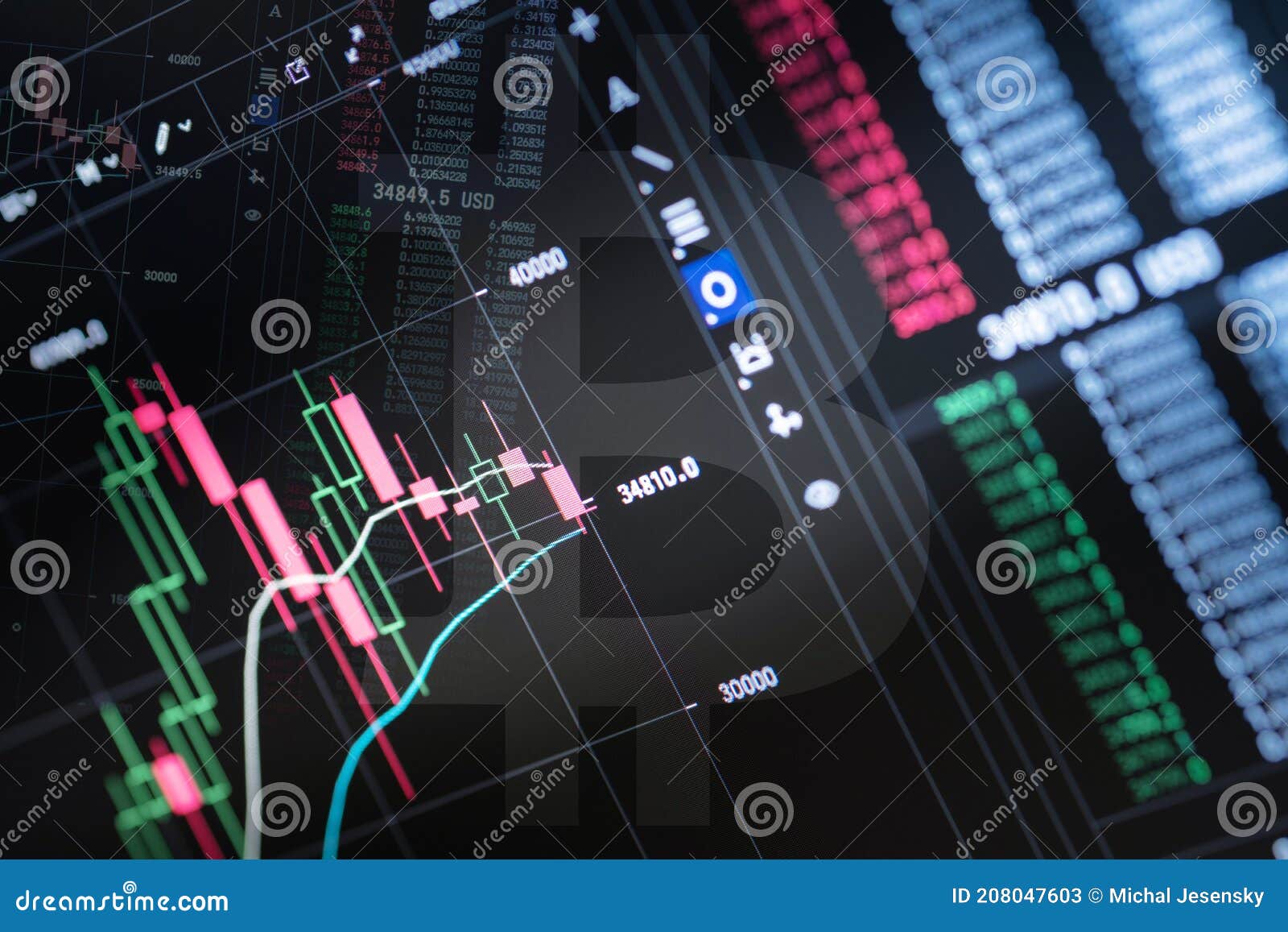 Cryptocurrency Trading Graph Collage Editorial Stock Photo - Image of  cryptocurrency, asset: 208047603