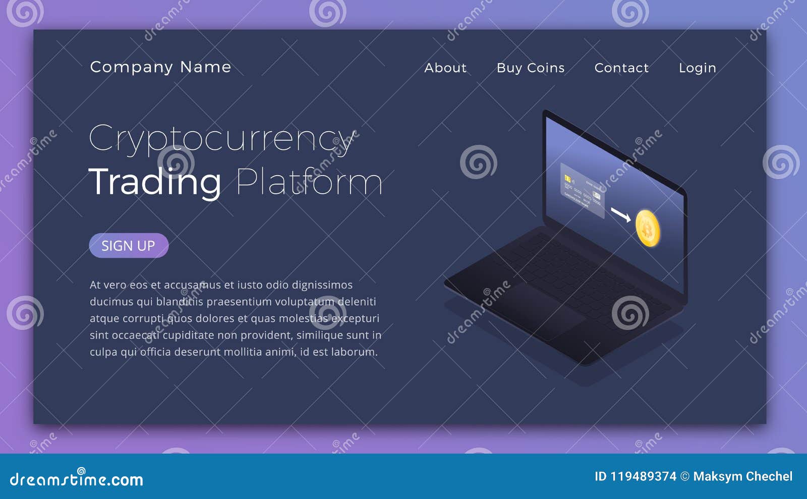 Cryptocurrency Trading. Isometric Illustration Of Buying ...