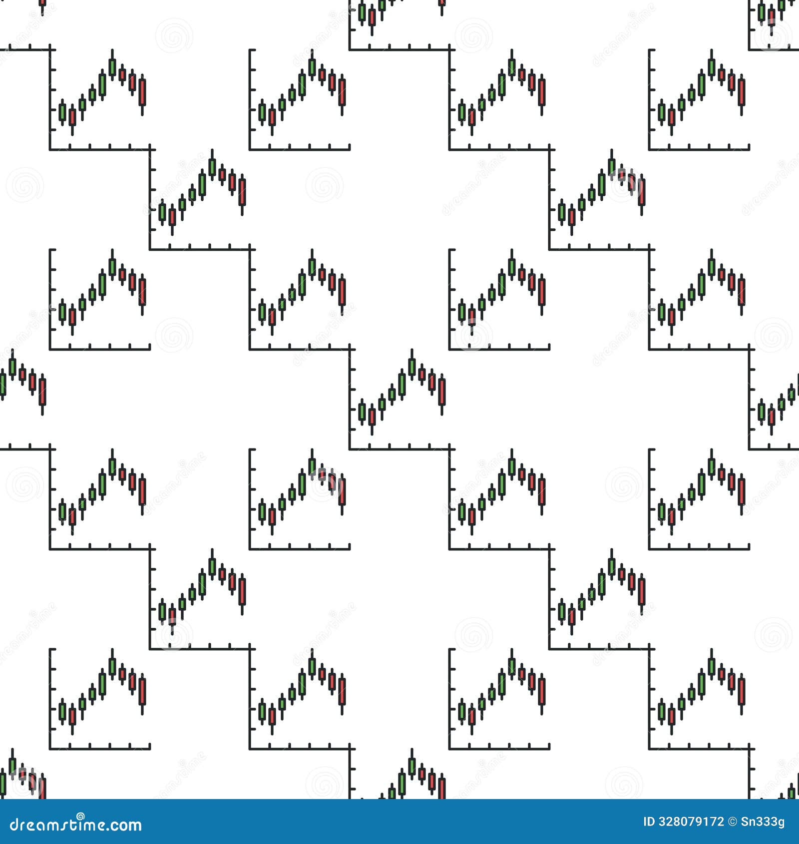 Cryptocurrency Trading Vector Candlestick Chart Colored Seamless Pattern  Stock Illustration - Illustration of security, currency: 328079172