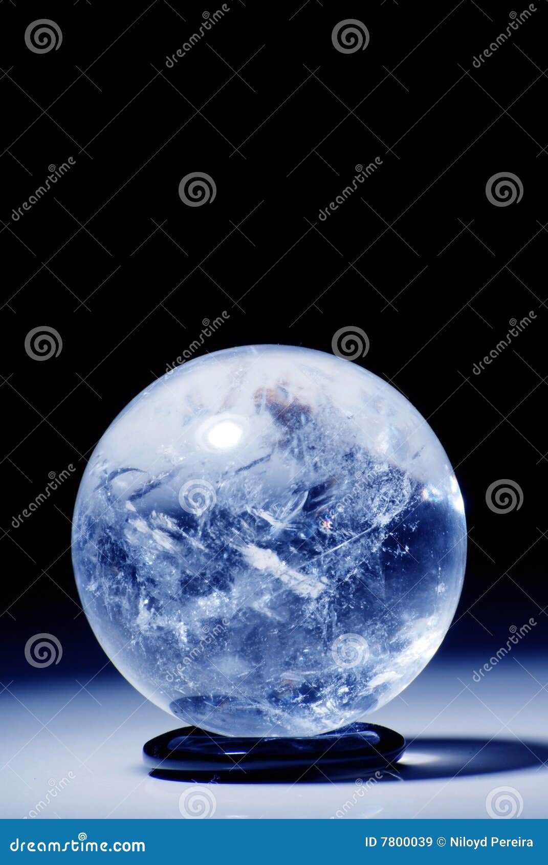 Crystal Ball stock image. Image of single, circle, crystal 7800039